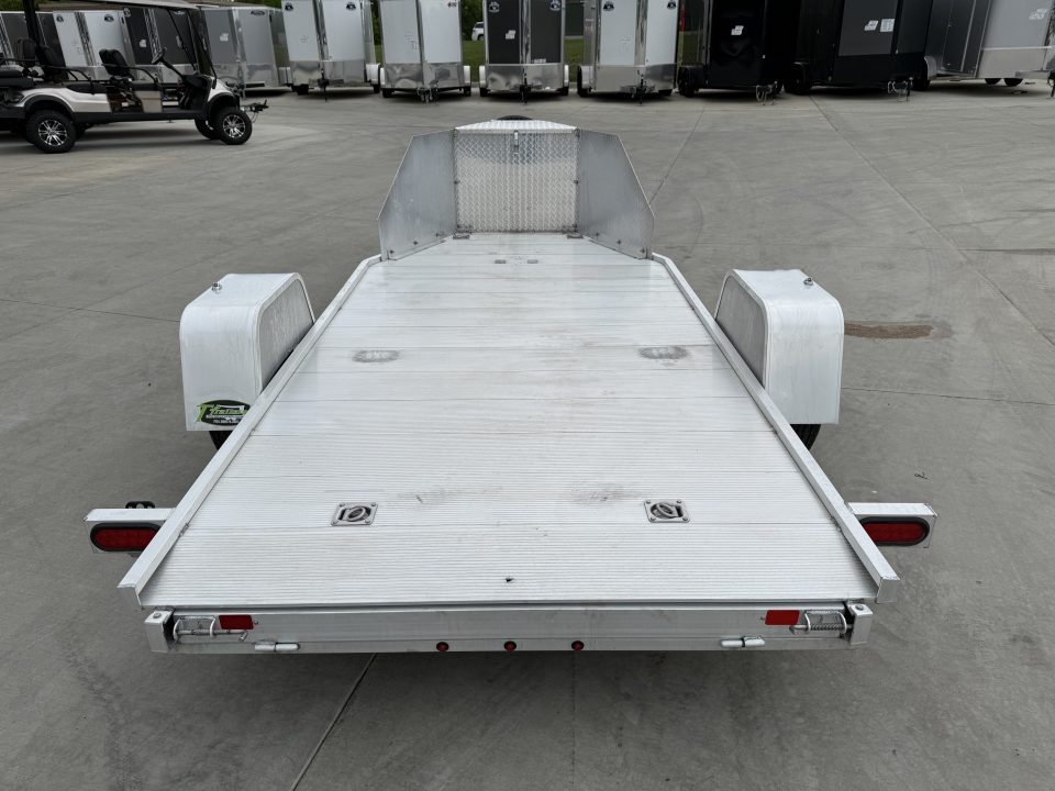Used Like New 2020 Aluma ALL ALUMINUM 5"x10' flatbed tilt and aluminum wheels EXCELLENT Condition