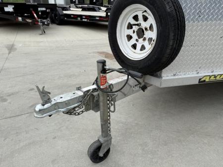 Used Like New 2020 Aluma ALL ALUMINUM 5"x10' flatbed tilt and aluminum wheels EXCELLENT Condition