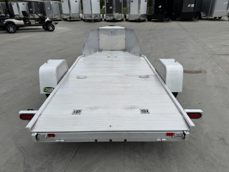 Used Like New 2020 Aluma ALL ALUMINUM 5"x10' flatbed tilt and aluminum wheels EXCELLENT Condition