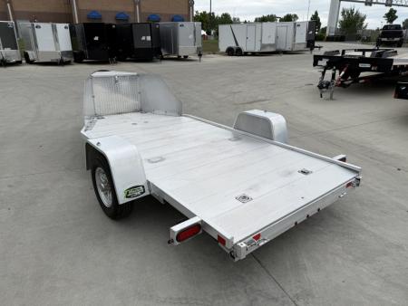 Used Like New 2020 Aluma ALL ALUMINUM 5"x10' flatbed tilt and aluminum wheels EXCELLENT Condition