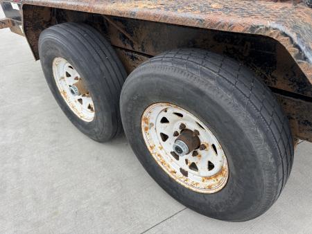 Used 2012 Big Tex Trailers 12ft x 83" Dump Trailer 2-5200 lb axles =10K with Ramps