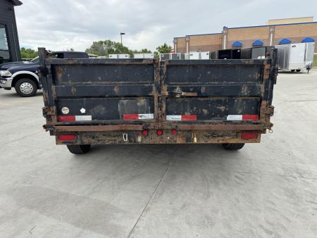 Used 2012 Big Tex Trailers 12ft x 83" Dump Trailer 2-5200 lb axles =10K with Ramps