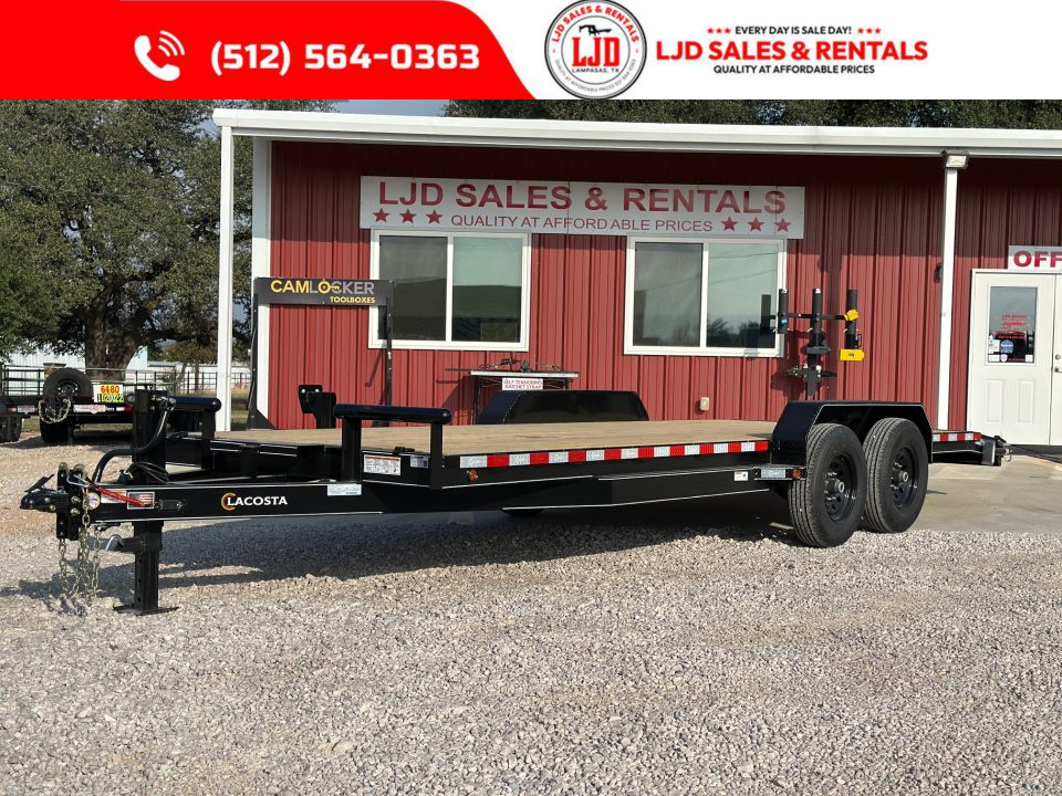 New 2026 Lacosta - 83  x 22' Car Hauler/Equipment Trailer - 14K GVWR