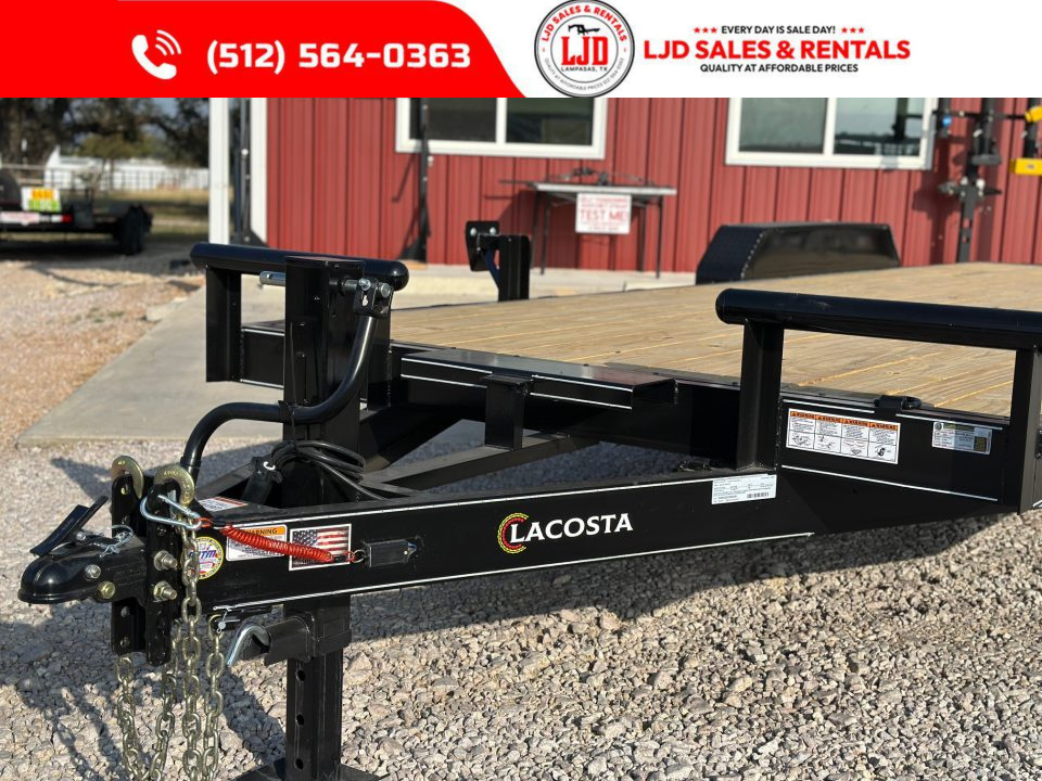 New 2026 Lacosta - 83" x 22' Car Hauler/Equipment Trailer - 14K GVWR