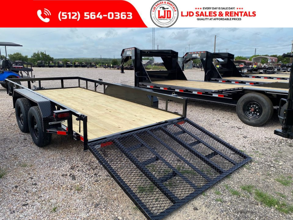 New 2026 Lacosta - Utility Trailer - 83" x 14' - 4' Gate - Rear Brake