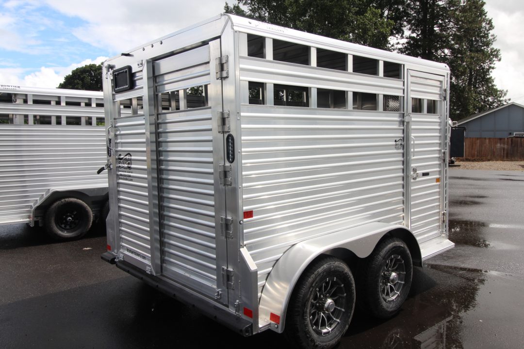 New 2026 Frontier 12' 7" Livestock Stock Trailer
