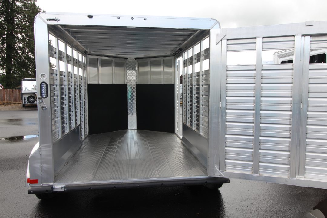 New 2026 Frontier 12' 7" Livestock Stock Trailer