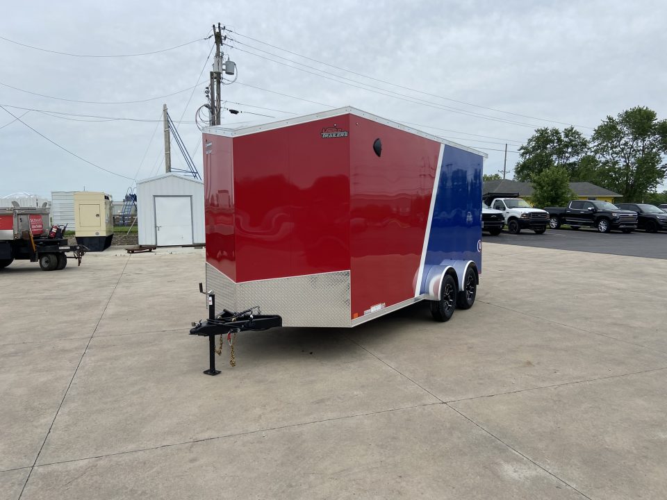 New United 16' Enclosed Cargo Trailer AMERICA 250