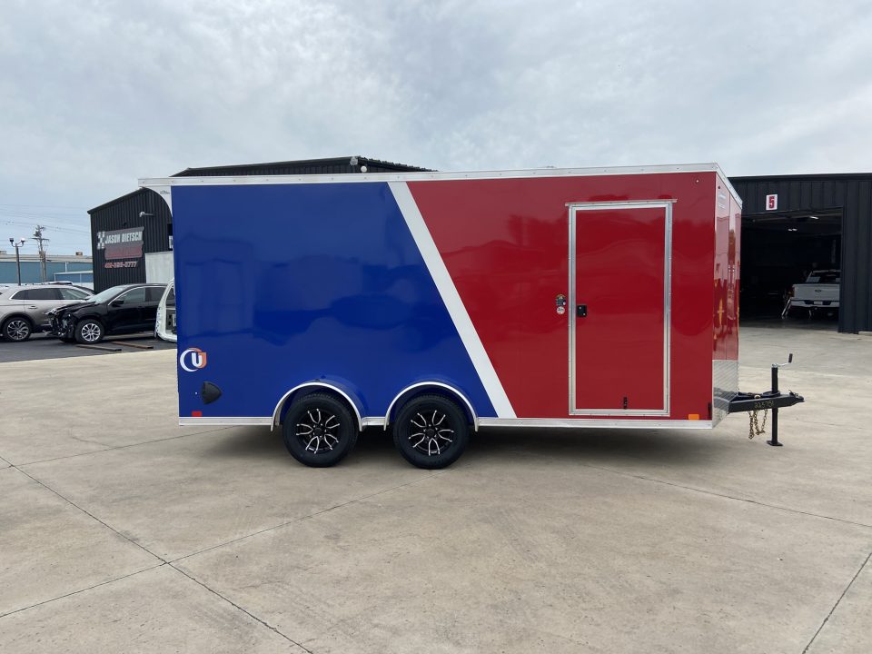 New United 16' Enclosed Cargo Trailer AMERICA 250