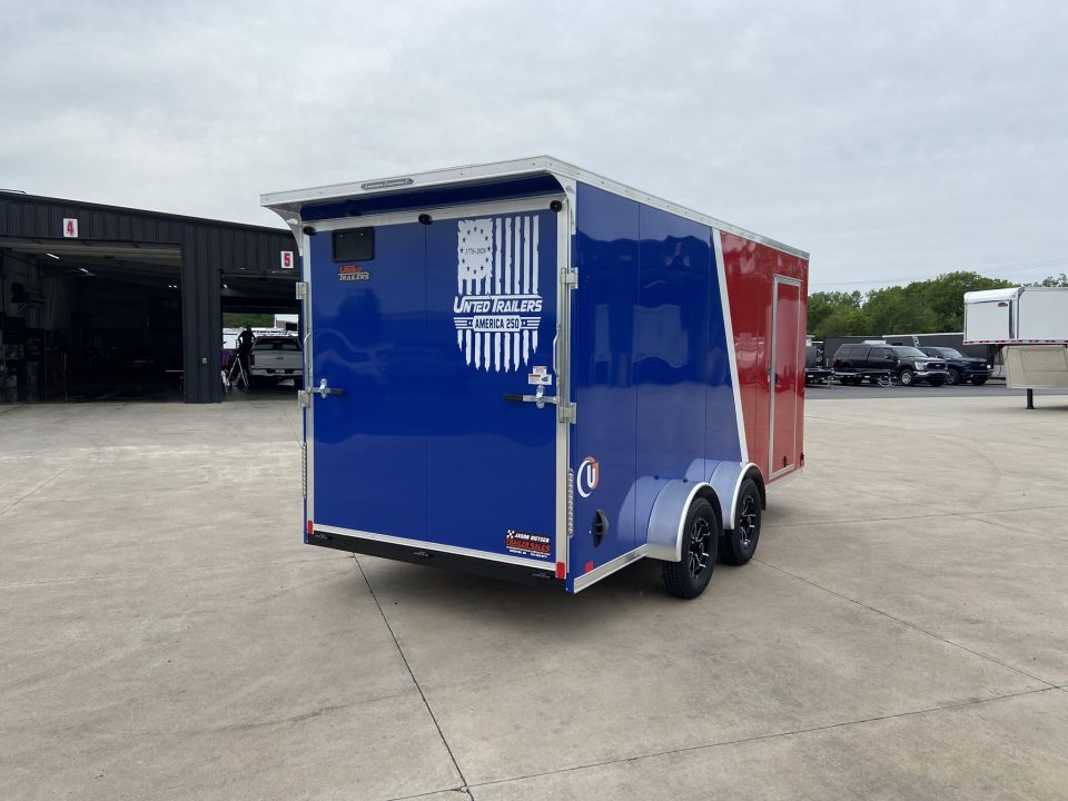 New United 16' Enclosed Cargo Trailer AMERICA 250