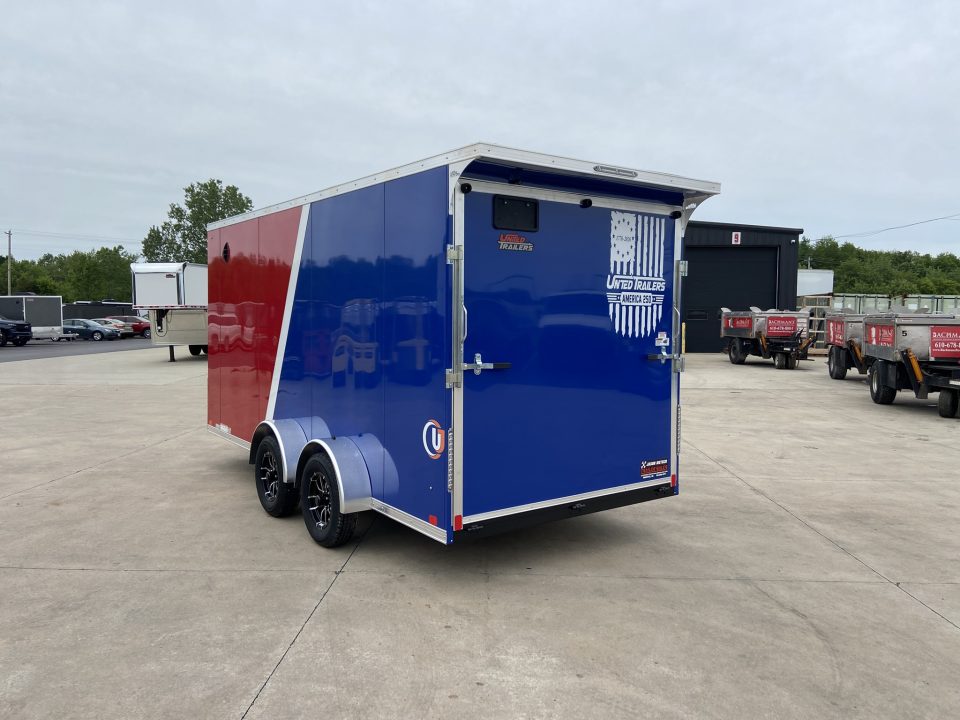 New United 16' Enclosed Cargo Trailer AMERICA 250