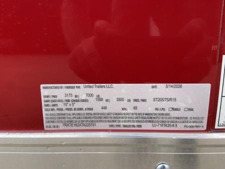 New United 16' Enclosed Cargo Trailer AMERICA 250