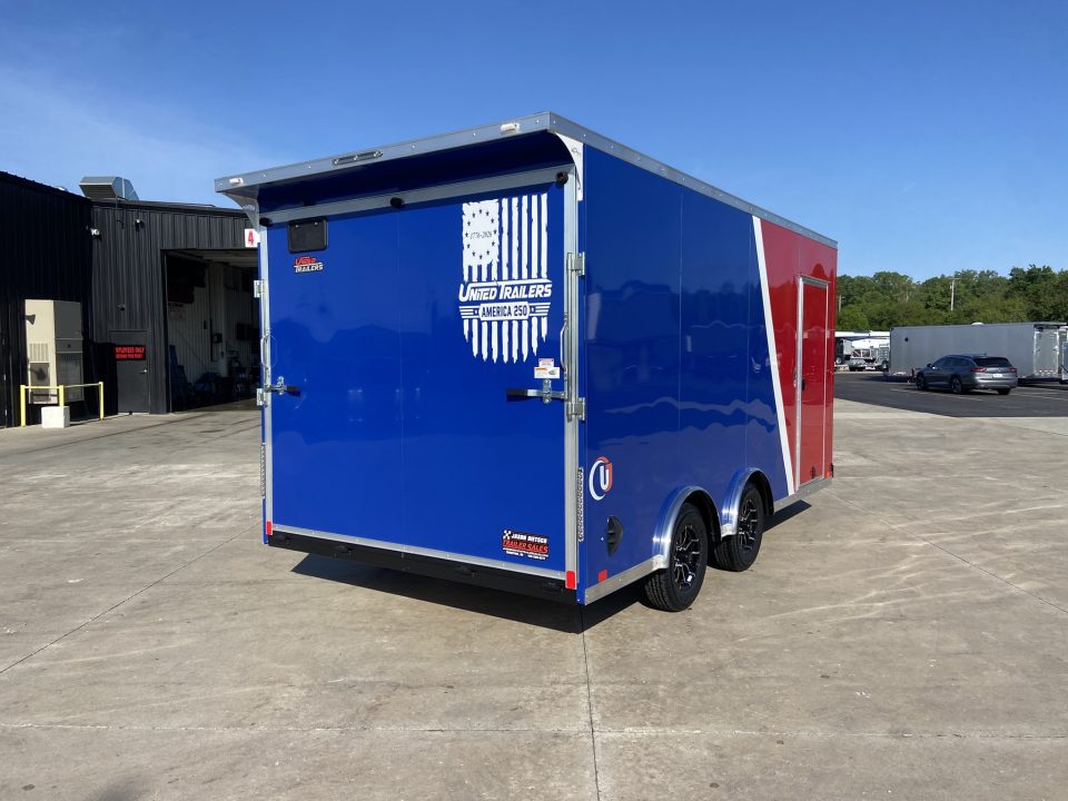 New United Trailers UJ-8.516 Enclosed AMERICA 250