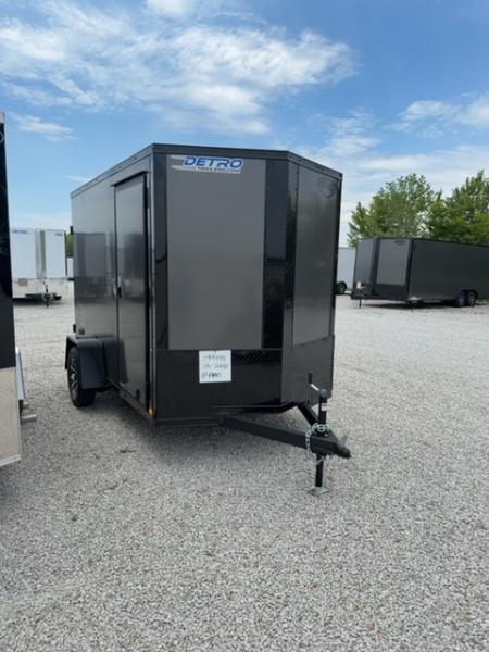 New 2026 Impact Trailers 6 x 10 Quake Flat Top V-Nose 3K