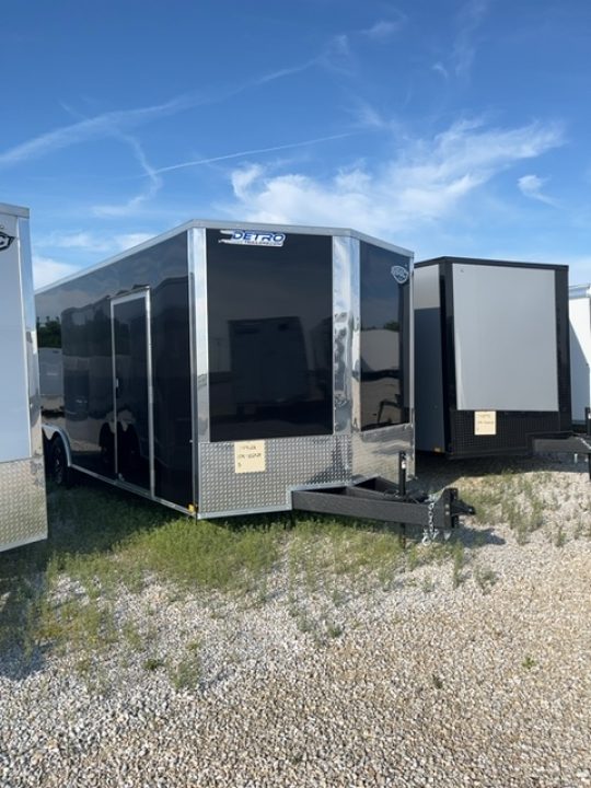 New 2026 Impact Trailers 8.5 x 24 Quake Flat Top V-Nose Car Hauler 10K