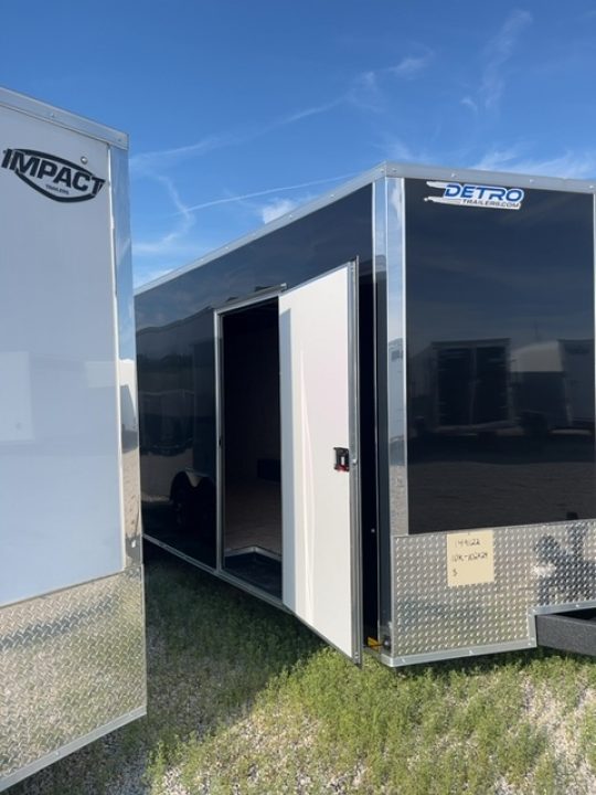 New 2026 Impact Trailers 8.5 x 24 Quake Flat Top V-Nose Car Hauler 10K