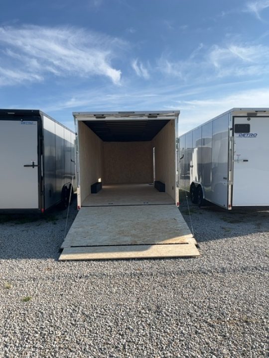 New 2026 Impact Trailers 8.5 x 24 Quake Flat Top V-Nose Car Hauler 10K