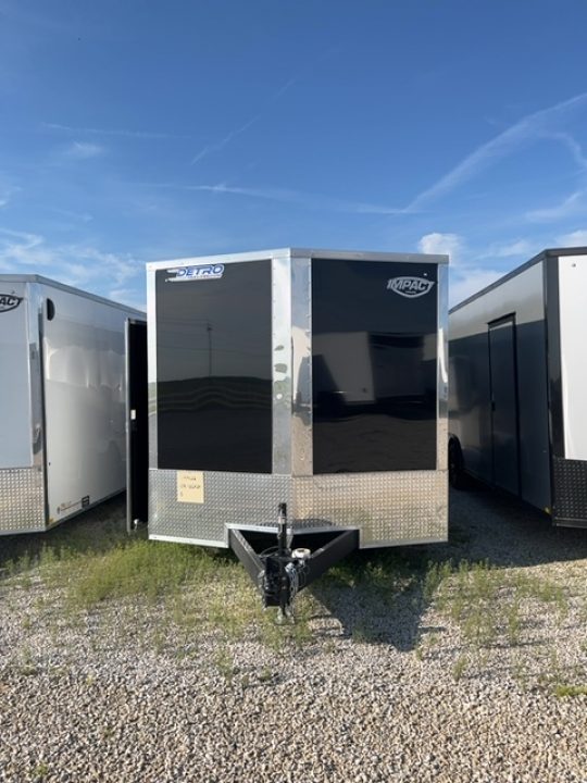 New 2026 Impact Trailers 8.5 x 24 Quake Flat Top V-Nose Car Hauler 10K