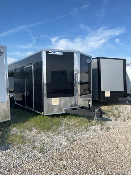 New 2026 Impact Trailers 8.5 x 24 Quake Flat Top V-Nose Car Hauler 10K
