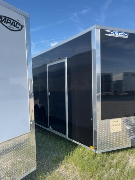 New 2026 Impact Trailers 8.5 x 24 Quake Flat Top V-Nose Car Hauler 10K