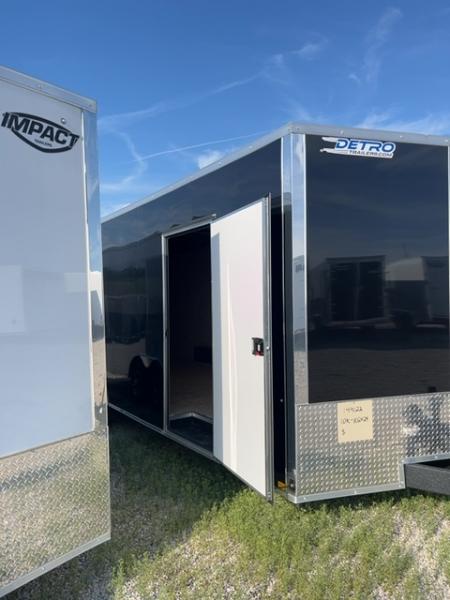 New 2026 Impact Trailers 8.5 x 24 Quake Flat Top V-Nose Car Hauler 10K