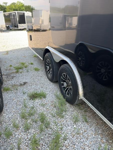 New 2026 Impact Trailers 8.5 x 24 Quake Flat Top V-Nose Car Hauler 10K