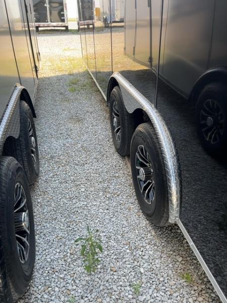 New 2026 Impact Trailers 8.5 x 24 Quake Flat Top V-Nose Car Hauler 10K