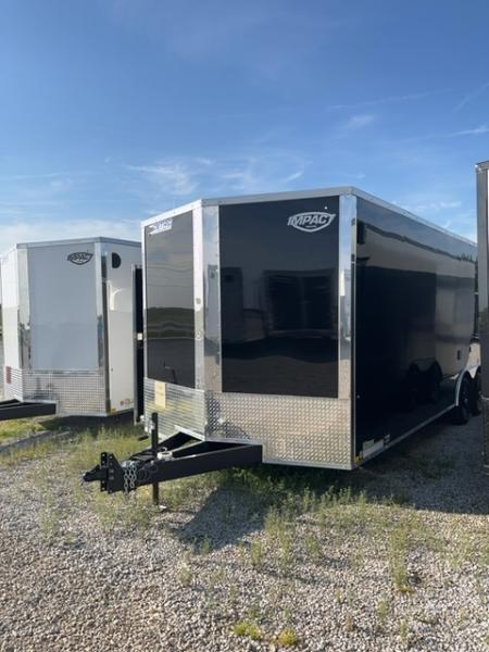 New 2026 Impact Trailers 8.5 x 24 Quake Flat Top V-Nose Car Hauler 10K