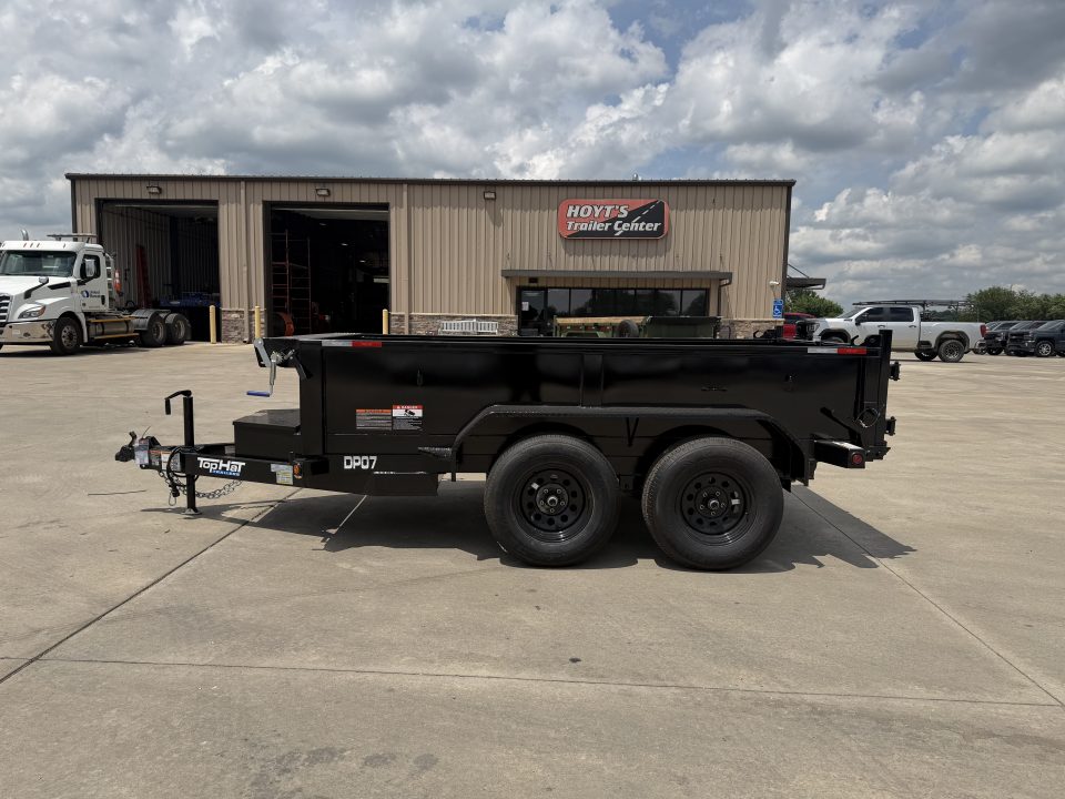 New 2026 Top Hat Trailers 60 X 10 DP07 Dump Trailer