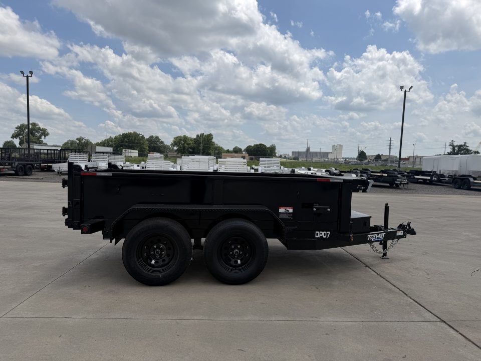 New 2026 Top Hat Trailers 60 X 10 DP07 Dump Trailer