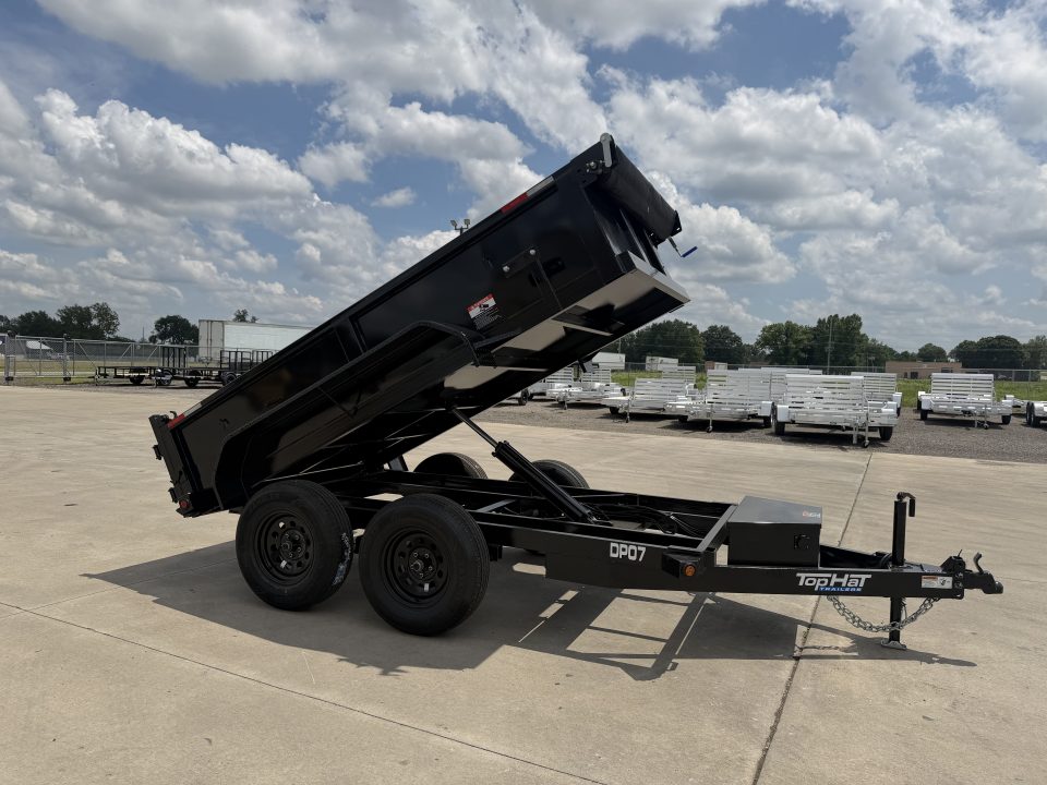 New 2026 Top Hat Trailers 60 X 10 DP07 Dump Trailer
