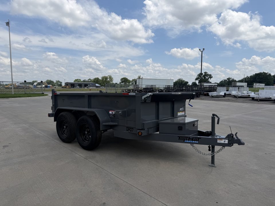 New 2026 Top Hat Trailers 60 X 10 DP07 Dump Trailer