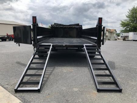 New 2026 Sure-Trac 7X14 Gooseneck Dump Trailer with 7 Gauge Floor