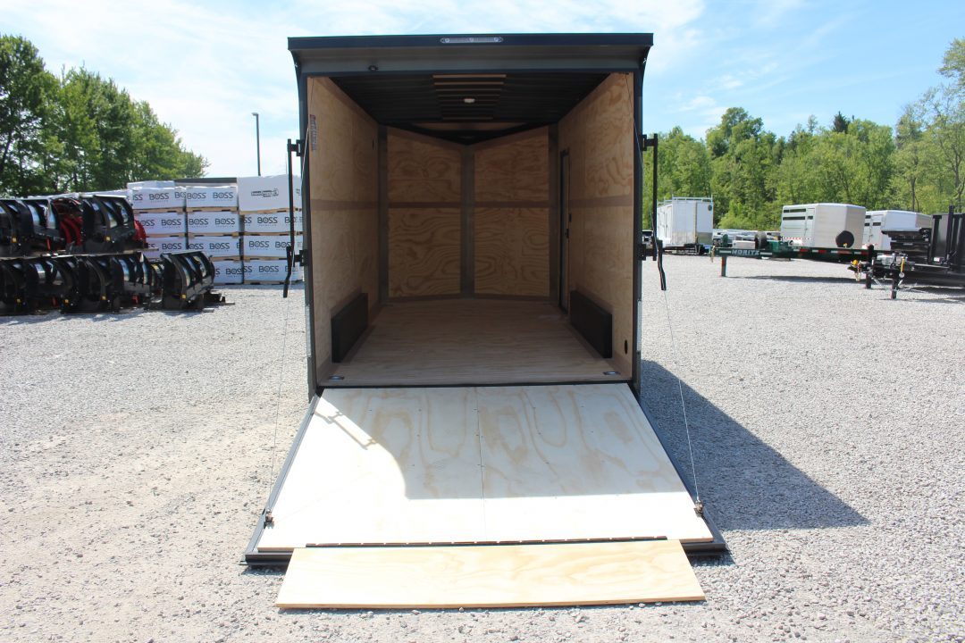New 2026 United UJ 7.5' x 16' Enclosed Cargo Trailer - 7000# GVW - RAMP DOOR - 7' INTERIOR HEIGHT - AMERICA 250