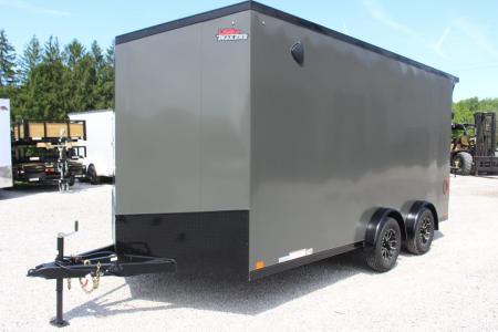 New 2026 United UJ 7.5' x 16' Enclosed Cargo Trailer - 7000# GVW - RAMP DOOR - 7' INTERIOR HEIGHT - AMERICA 250