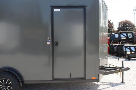 New 2026 United UJ 7.5' x 16' Enclosed Cargo Trailer - 7000# GVW - RAMP DOOR - 7' INTERIOR HEIGHT - AMERICA 250