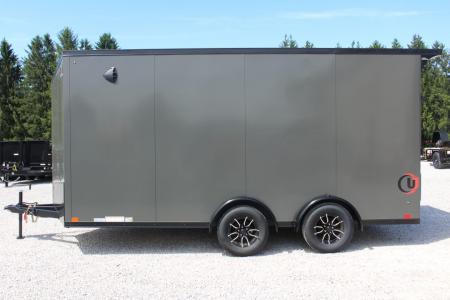 New 2026 United UJ 7.5' x 16' Enclosed Cargo Trailer - 7000# GVW - RAMP DOOR - 7' INTERIOR HEIGHT - AMERICA 250