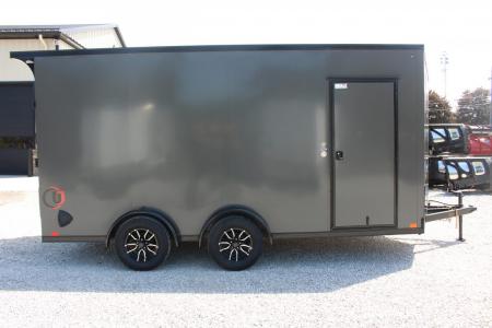New 2026 United UJ 7.5' x 16' Enclosed Cargo Trailer - 7000# GVW - RAMP DOOR - 7' INTERIOR HEIGHT - AMERICA 250