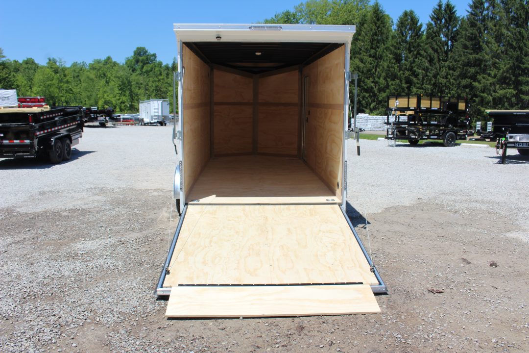 New 2026 United UJ 7' x 16' Enclosed Cargo Trailer - 7000# GVW - RAMP DOOR - 7' INTERIOR HEIGHT - AMERICA 250