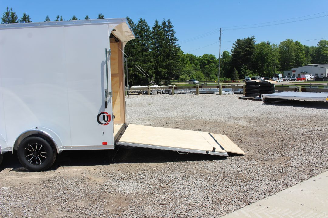 New 2026 United UJ 7' x 16' Enclosed Cargo Trailer - 7000# GVW - RAMP DOOR - 7' INTERIOR HEIGHT - AMERICA 250