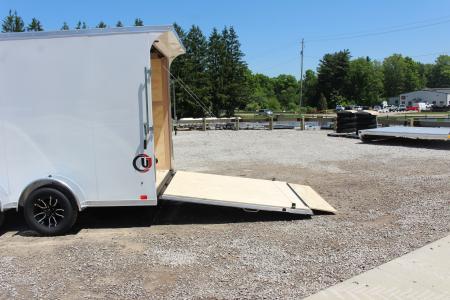New 2026 United UJ 7' x 16' Enclosed Cargo Trailer - 7000# GVW - RAMP DOOR - 7' INTERIOR HEIGHT - AMERICA 250