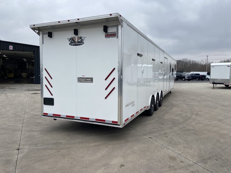 New Vintage Trailers Race Trailer with Living Quarters 48'