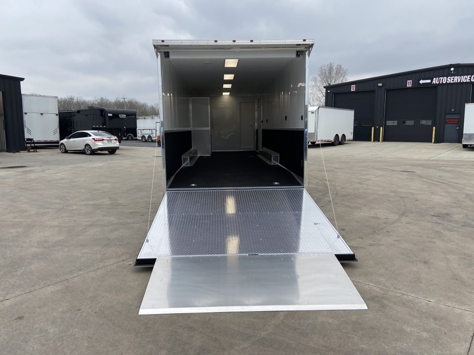 New Vintage Trailers Race Trailer with Living Quarters 48'
