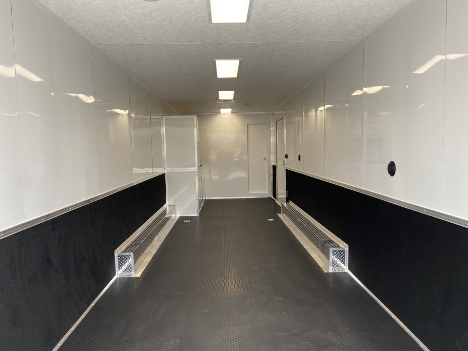 New Vintage Trailers Race Trailer with Living Quarters 48'