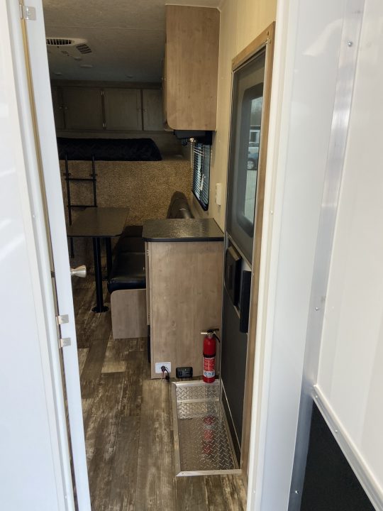 New Vintage Trailers Race Trailer with Living Quarters 48'