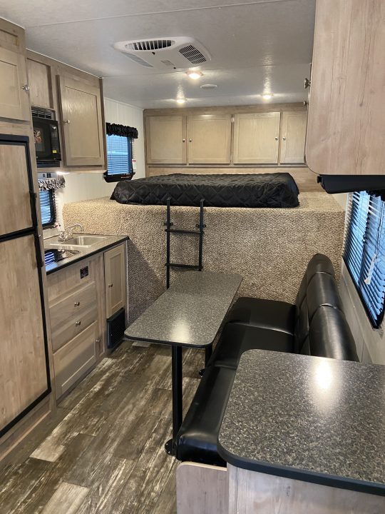 New Vintage Trailers Race Trailer with Living Quarters 48'