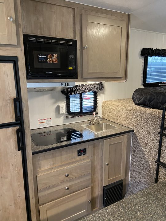 New Vintage Trailers Race Trailer with Living Quarters 48'