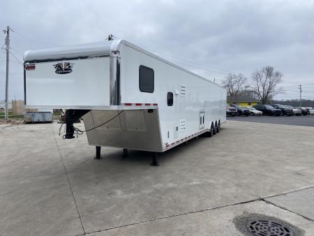 New Vintage Trailers Race Trailer with Living Quarters 48'