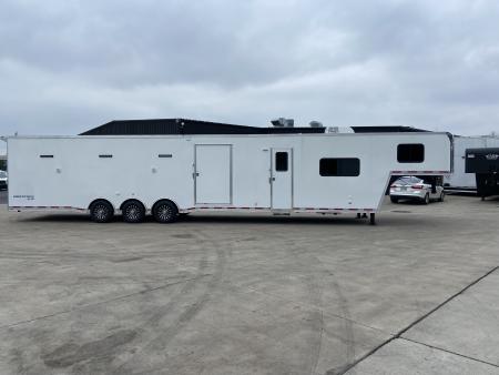 New Vintage Trailers Race Trailer with Living Quarters 48'