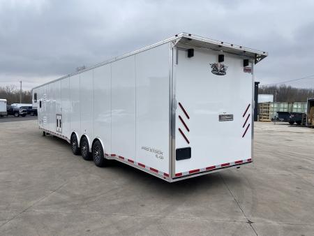 New Vintage Trailers Race Trailer with Living Quarters 48'